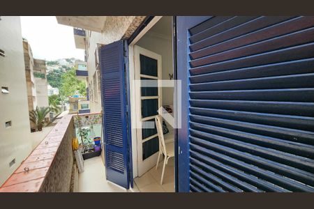 Varanda de kitnet/studio para alugar com 1 quarto, 39m² em José Menino, Santos