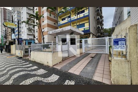 Fachada de kitnet/studio para alugar com 1 quarto, 39m² em José Menino, Santos