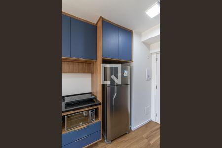 Cozinha de kitnet/studio à venda com 1 quarto, 20m² em Indianópolis, São Paulo