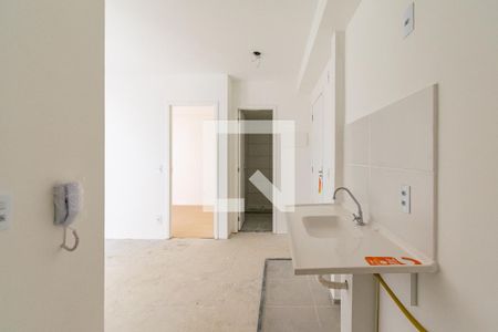 Cozinha de apartamento à venda com 2 quartos, 34m² em Jardim Oriental, São Paulo