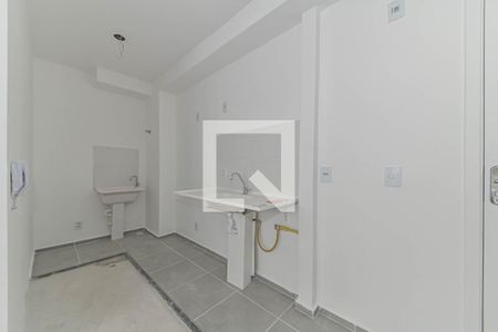 Cozinha de apartamento à venda com 2 quartos, 34m² em Jardim Oriental, São Paulo