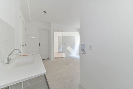 Cozinha de apartamento à venda com 2 quartos, 34m² em Jardim Oriental, São Paulo