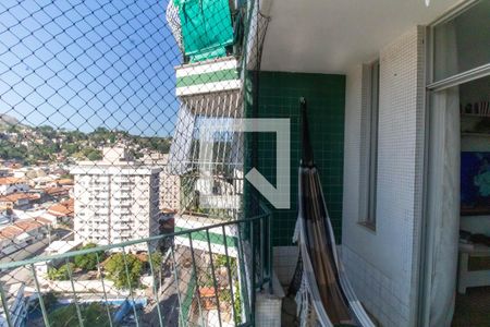 Varanda da Sala de apartamento à venda com 2 quartos, 90m² em Fonseca, Niterói