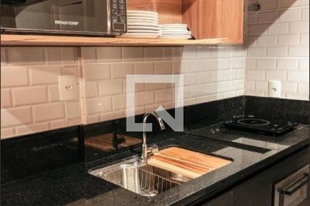 Cozinha de kitnet/studio para alugar com 1 quarto, 30m² em Consolação, São Paulo