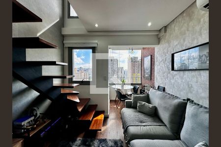 Sala de apartamento à venda com 1 quarto, 35m² em Jardim das Acacias, São Paulo