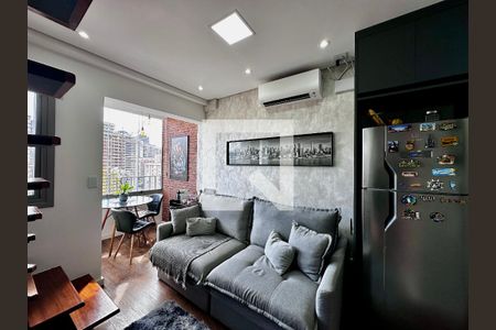 Sala de apartamento à venda com 1 quarto, 35m² em Jardim das Acacias, São Paulo