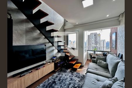 Sala de apartamento à venda com 1 quarto, 35m² em Jardim das Acacias, São Paulo