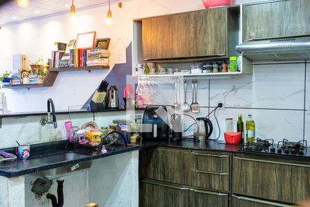 Cozinha de casa para alugar com 2 quartos, 80m² em Jardim Universitario, Viamão