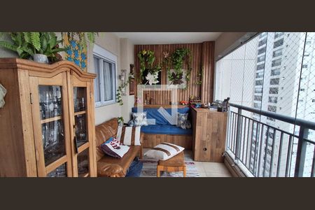 Varanda gourmet de apartamento à venda com 3 quartos, 156m² em Centro, São Bernardo do Campo