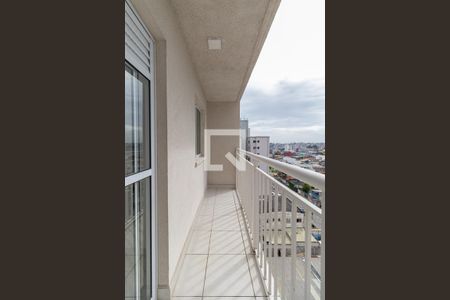 Sacada Sala/Cozinha de apartamento à venda com 1 quarto, 28m² em Vila Ré, São Paulo