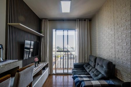 Sala de apartamento à venda com 2 quartos, 50m² em Parque Erasmo Assunção, Santo André