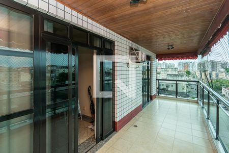 Varanda da Sala de apartamento à venda com 3 quartos, 130m² em Vila da Penha, Rio de Janeiro