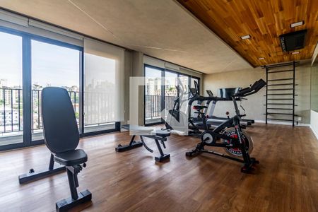 Área comum - Academia de kitnet/studio à venda com 1 quarto, 25m² em Vila Madalena, São Paulo
