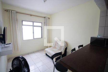 Sala de apartamento para alugar com 1 quarto, 64m² em Vila Caiçara, Praia Grande