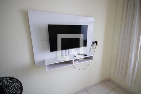 Sala de apartamento para alugar com 1 quarto, 64m² em Vila Caiçara, Praia Grande