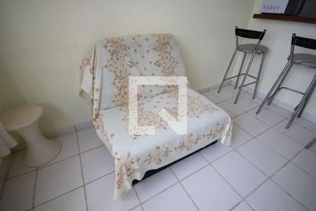 Sala de apartamento para alugar com 1 quarto, 64m² em Vila Caiçara, Praia Grande