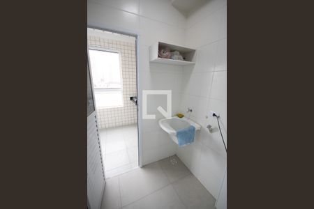 Área de Serviço de apartamento para alugar com 1 quarto, 45m² em Nova Mirim, Praia Grande