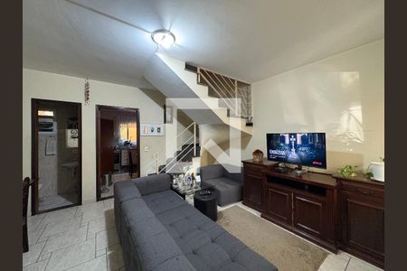 Sala de casa à venda com 3 quartos, 75m² em Vila Lutécia, Santo André