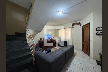 Sala de casa à venda com 3 quartos, 75m² em Vila Lutécia, Santo André
