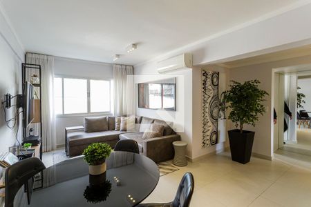 Sala de apartamento à venda com 2 quartos, 72m² em Indianópolis, São Paulo