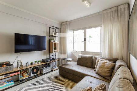 Sala de apartamento à venda com 2 quartos, 72m² em Indianópolis, São Paulo