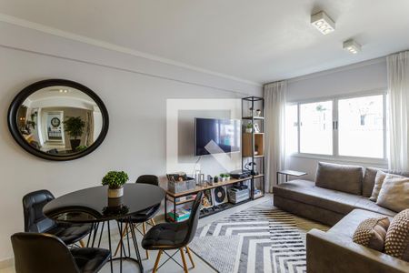 Sala de apartamento à venda com 2 quartos, 72m² em Indianópolis, São Paulo