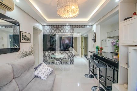 Sala de apartamento para alugar com 1 quarto, 45m² em Auxiliadora, Porto Alegre