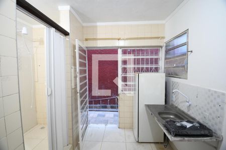Cozinha de kitnet/studio para alugar com 1 quarto, 17m² em Cidade Universitária, Campinas