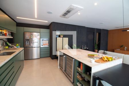 Sala/Cozinha de apartamento para alugar com 3 quartos, 143m² em Campo Belo, São Paulo