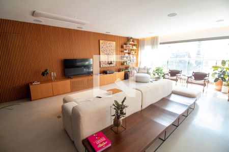 Sala/Cozinha de apartamento para alugar com 3 quartos, 143m² em Campo Belo, São Paulo