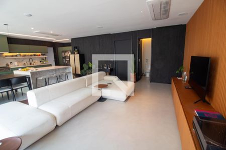 Sala/Cozinha de apartamento para alugar com 3 quartos, 143m² em Campo Belo, São Paulo