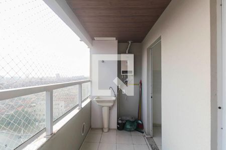 Varanda da Sala de apartamento para alugar com 2 quartos, 40m² em Jardim Adutora, São Paulo