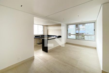 Sala de apartamento à venda com 3 quartos, 85m² em Santo Agostinho, Belo Horizonte