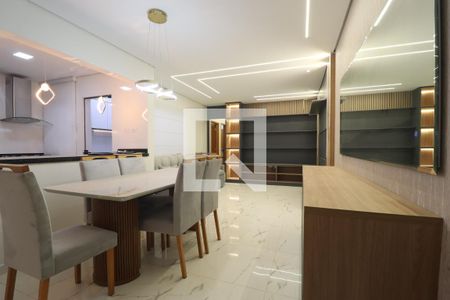 Sala de apartamento à venda com 3 quartos, 90m² em Vila Curuçá, Santo André