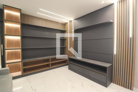 Sala de apartamento à venda com 3 quartos, 90m² em Vila Curuçá, Santo André