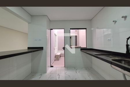 Cozinha de apartamento à venda com 3 quartos, 90m² em Vila Curuçá, Santo André