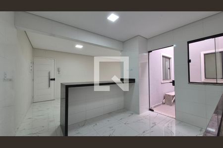 Cozinha de apartamento à venda com 3 quartos, 90m² em Vila Curuçá, Santo André
