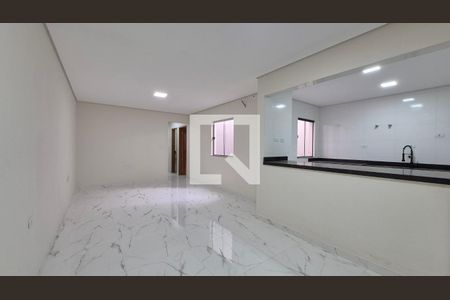 Sala de apartamento à venda com 3 quartos, 90m² em Vila Curuçá, Santo André