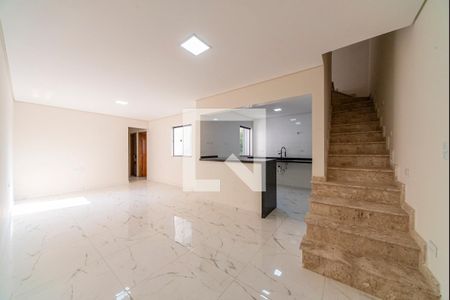Sala de apartamento à venda com 3 quartos, 180m² em Vila Curuçá, Santo André