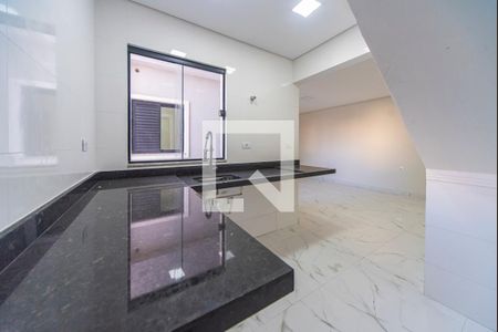 Cozinha de apartamento à venda com 3 quartos, 149m² em Vila Curuçá, Santo André