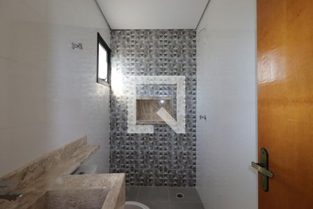 Banheiro da Suíte de apartamento à venda com 3 quartos, 150m² em Vila Curuçá, Santo André