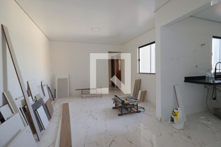 Sala de apartamento à venda com 3 quartos, 150m² em Vila Curuçá, Santo André