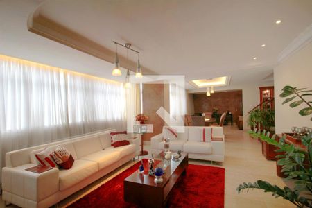 Sala de apartamento à venda com 4 quartos, 281m² em Sion, Belo Horizonte