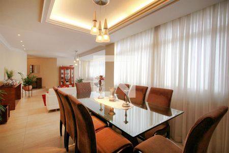 Sala - Jantar de apartamento à venda com 4 quartos, 281m² em Sion, Belo Horizonte