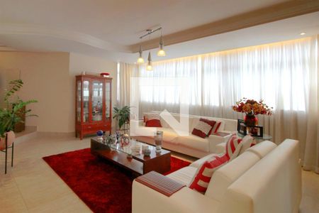 Sala de apartamento à venda com 4 quartos, 281m² em Sion, Belo Horizonte