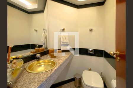 Lavabo da Sala de Estar de apartamento à venda com 4 quartos, 281m² em Sion, Belo Horizonte