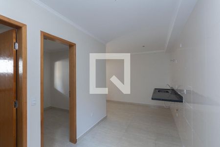 Sala/Cozinha de apartamento à venda com 2 quartos, 41m² em Parque Vitoria, São Paulo