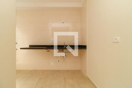 Cozinha de apartamento à venda com 2 quartos, 37m² em Parque Vitoria, São Paulo