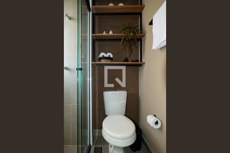 Banheiro de apartamento para alugar com 1 quarto, 26m² em Consolação, São Paulo