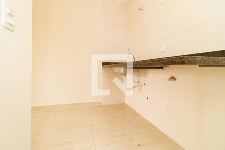 Cozinha de apartamento à venda com 2 quartos, 38m² em Parque Vitoria, São Paulo